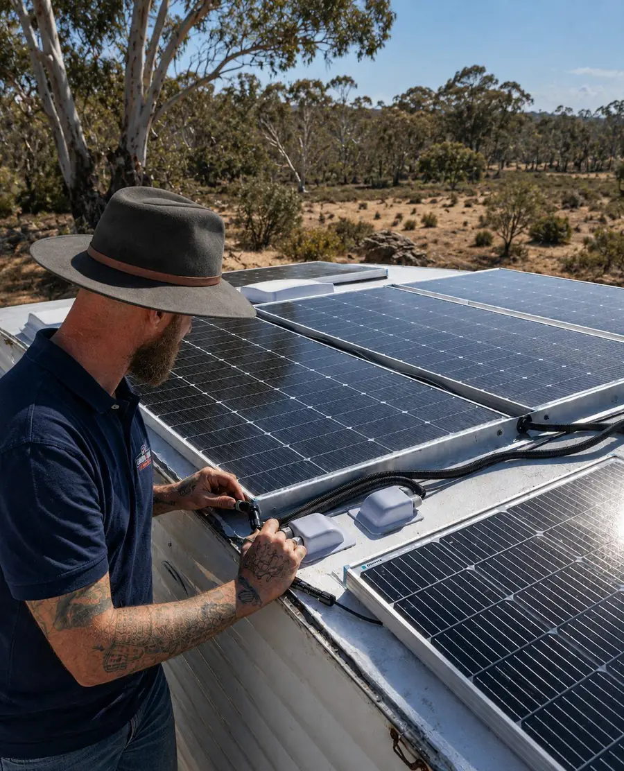 Solar & Off-Grid Upgrades carried out by Caravan and Trailer Handyman